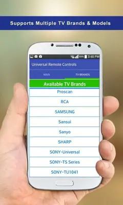 Universal Remote Controls android App screenshot 1